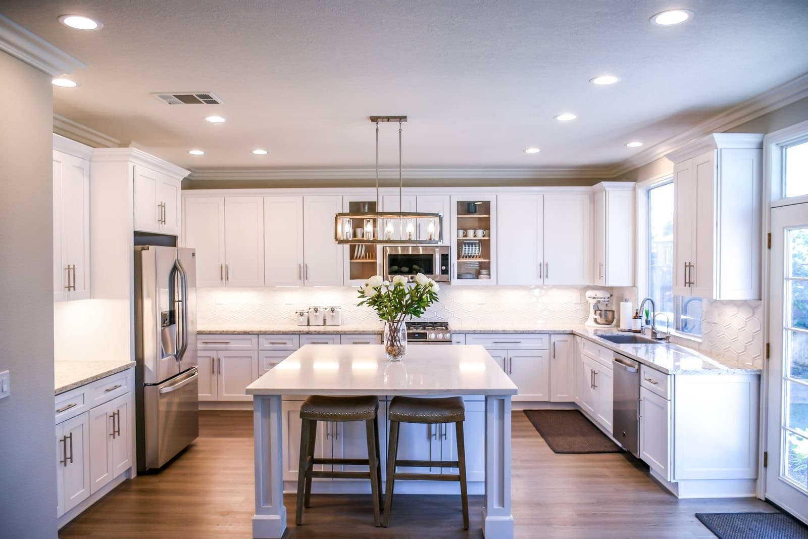 Show-ready kitchen photographed for a listing